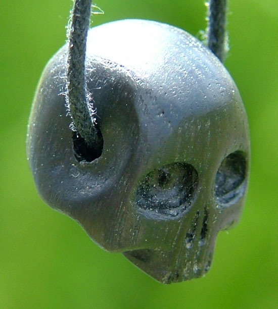 Iceni bog oak skull pendant