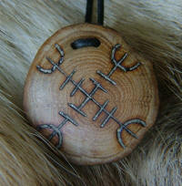 Oak Aegishjalmar pendant