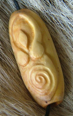 Ancestral Yew Goddess bead