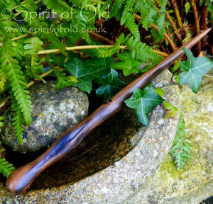 Irish bog yew wand